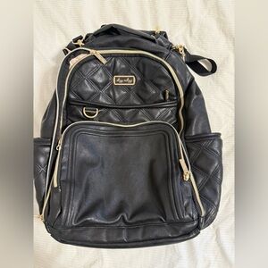 Itzy Ritzy Boss Plus Backpack - Mystic black and gold